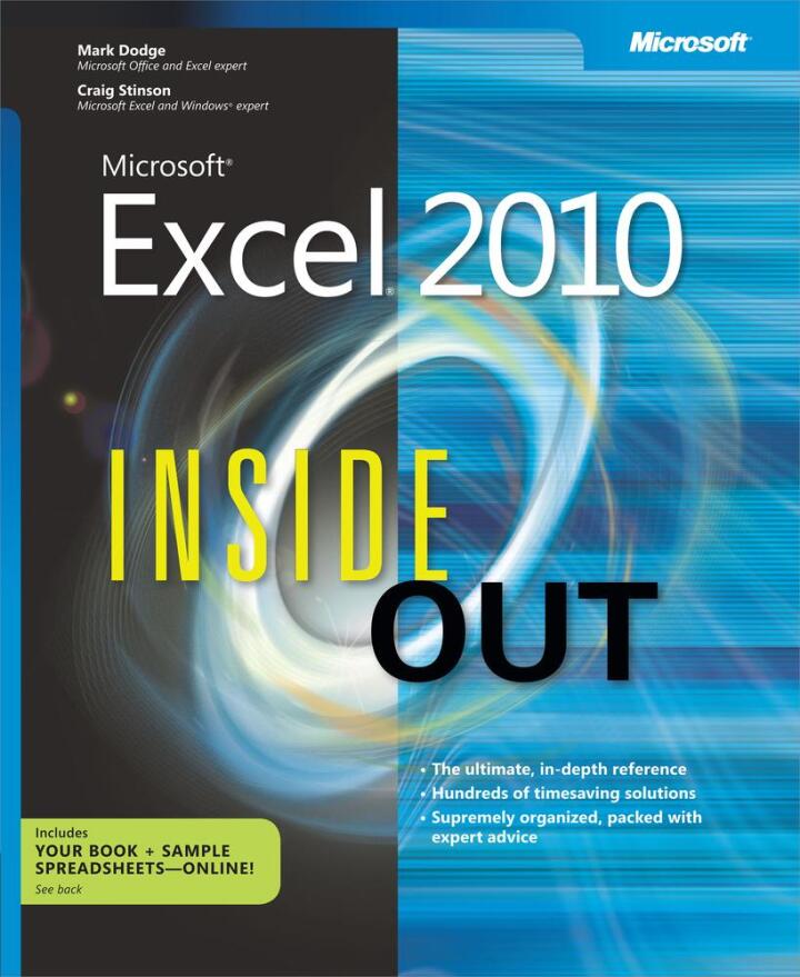 example text 1 Microsoft Excel 2010 Inside Out 1st Edition